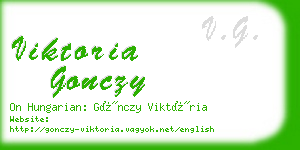 viktoria gonczy business card